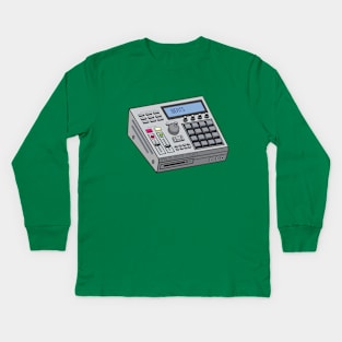 Beat Maker (Gray Colorway) Analog / Music Kids Long Sleeve T-Shirt